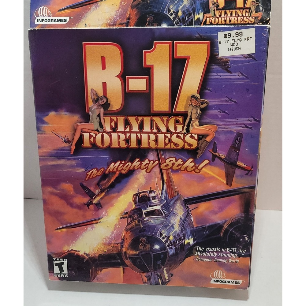 B-17 Flying Fortress - The Mighty 8th - (PC, WINDOWS 95/98ME ) Big‎ Box PC Game.